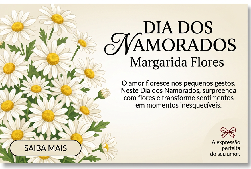 Floricultura Margarida - Dia dos Namorados